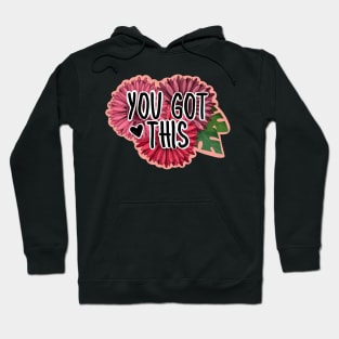 Pink Flowers Hoodie